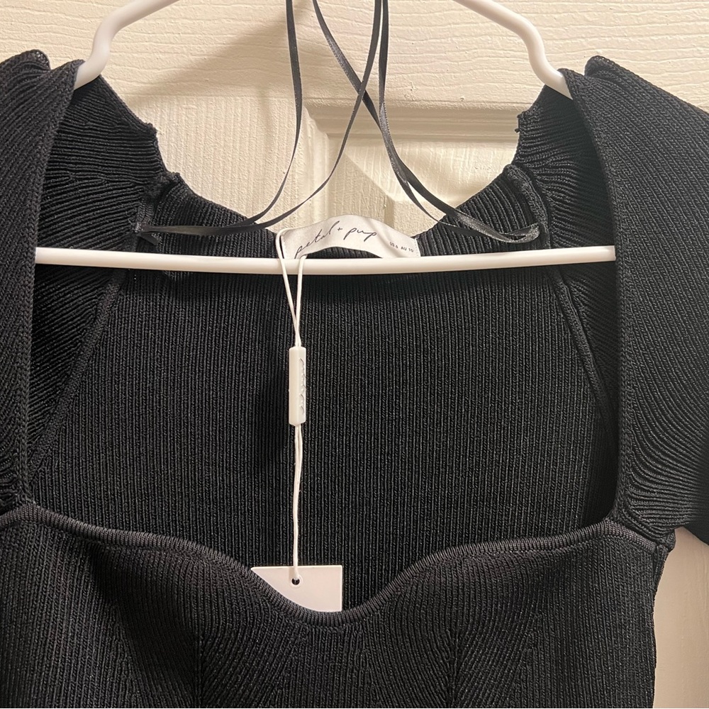 Petal and Pup Aquerelle Dress in Black, size 6